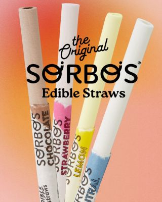 Řekněte sbohem ✋ plastovým brčkům a vyzkoušejte jedlá brčka SORBOS 🧃 🌎🍃